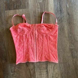 Barbie pink corset top!